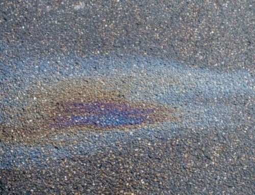 How to remove oil stains from a driveway
